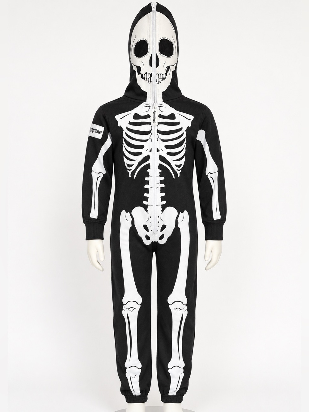 Tipsy Elves Youth Skeleton Halloween Costume – Size XS / 5